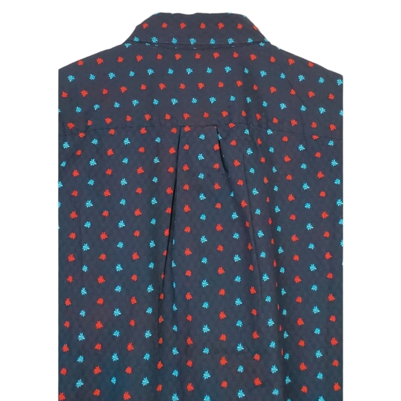 NWT Original penguin floral sapphire button shirt - Picture 11 of 14